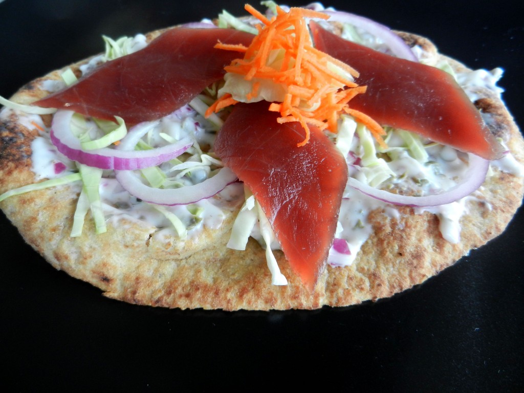 Maguro Sashimi Pizza